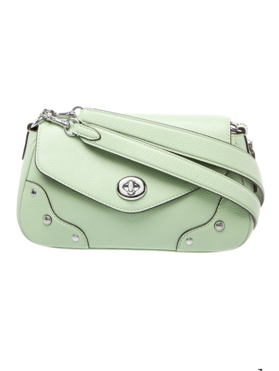 Coach Handbags - Coach Outlet Millie pale pistachio RARE pebbled leather shoulder bag
